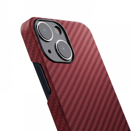 Чехол Pitaka MagEZ Case 2 для iPhone 13 6.1", красный, кевлар (арамид)
