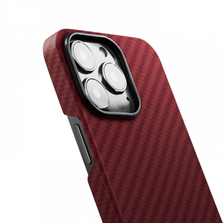 Чехол Pitaka MagEZ Case 2 для iPhone 13 Pro 6.1", красный, кевлар (арамид)