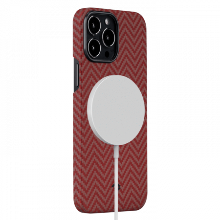 Чехол Pitaka MagEZ Case 2 для iPhone 13 Pro Max 6.7", оранжевый, кевлар (арамид)