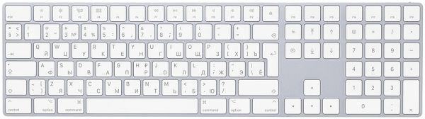 Apple Magic Keyboard with Numeric Keypad (RU) Silver