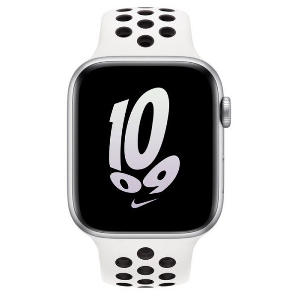 Apple Watch SE 2 Nike 40mm Silver Aluminum Case with Summit White/Black Nike Sport Band
