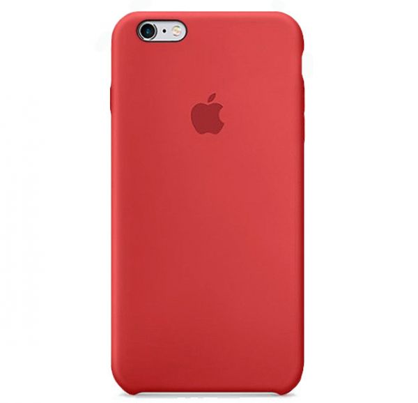 Silicone Case iPhone 6/6S Light Red