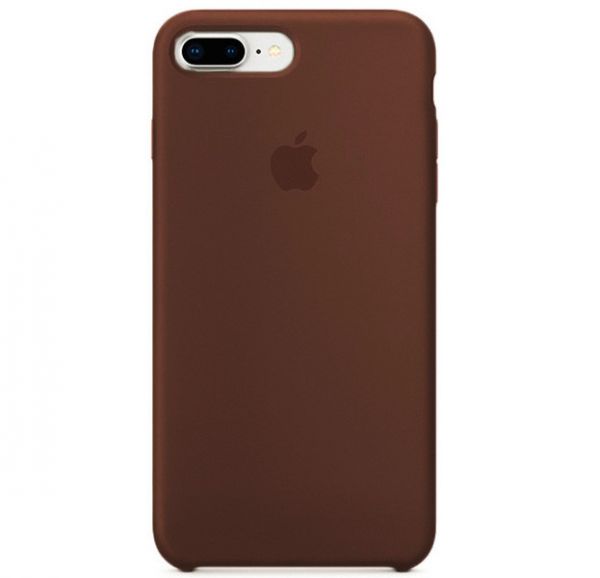 Silicone Case iPhone 7/8 Plus Brown