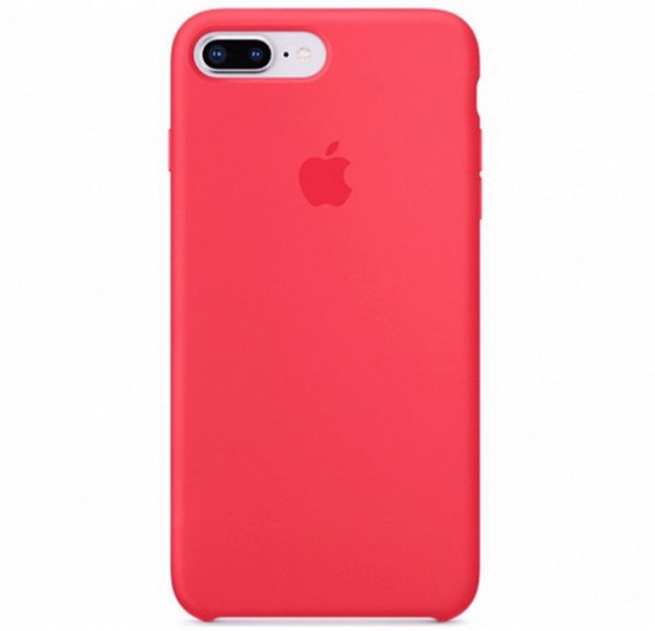 Silicone Case iPhone 7/8 Plus Light Red