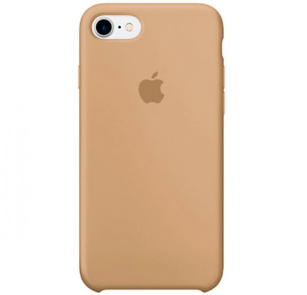 Silicone Case iPhone 7/8 Light Brown