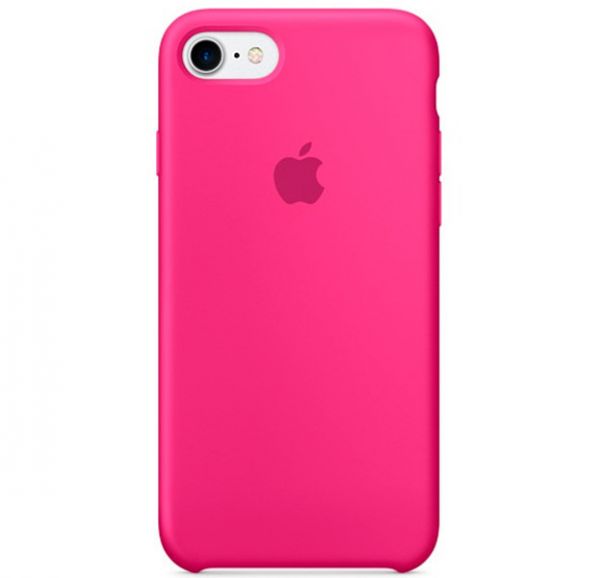 Silicone Case iPhone 7/8 Neon Pink