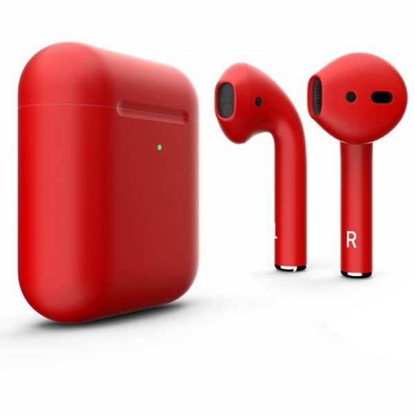 Apple AirPods 2 Red (с функцией беспроводной зарядкой)