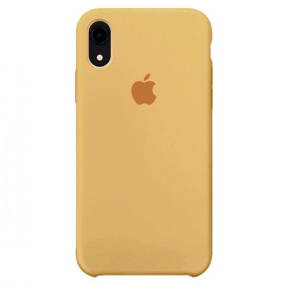 Silicone Case iPhone XR Light Brown