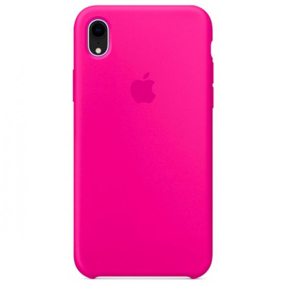 Silicone Case iPhone XR Neon Pink