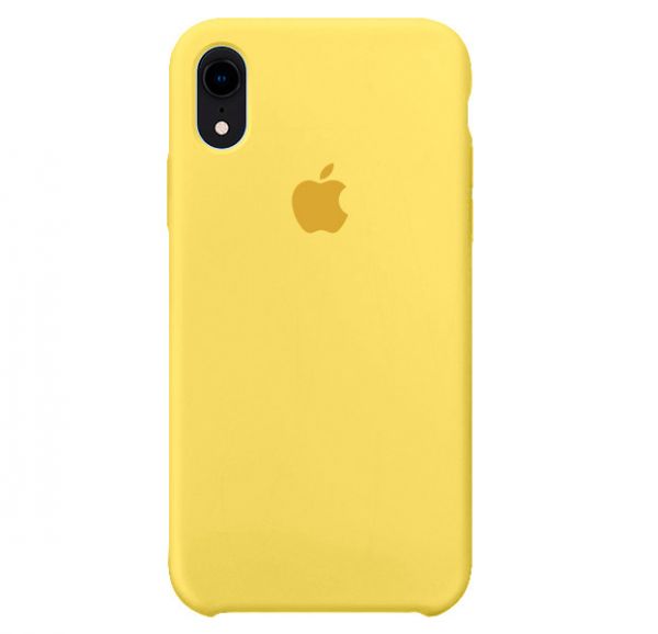 Silicone Case iPhone XR Yellow