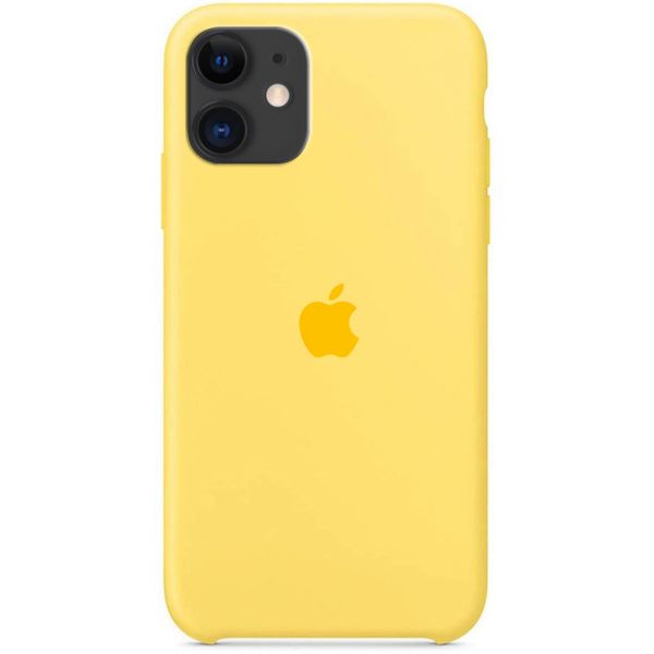 Silicone Case iPhone 11 Canary Yellow