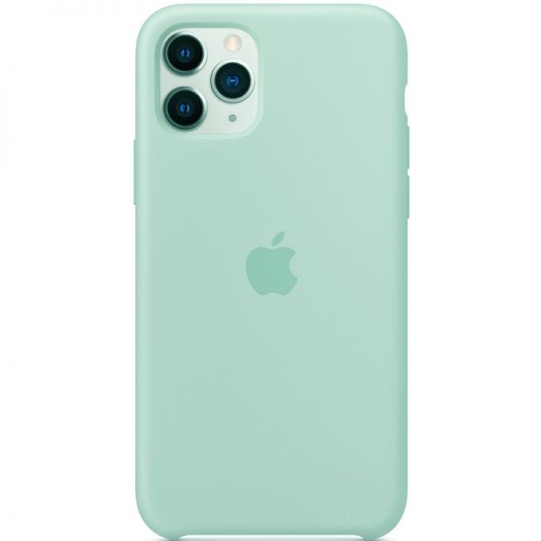 Silicone Case iPhone 11 Pro Max Marine Green