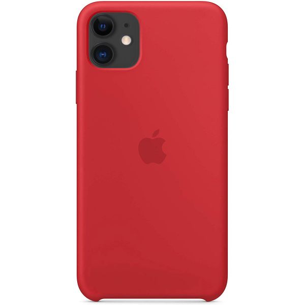 Silicone Case iPhone 11 Red