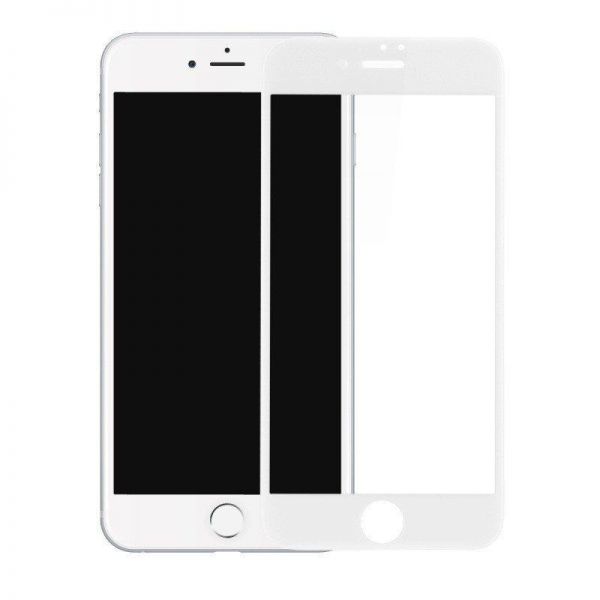Tempered glass 3D для iPhone 8 Plus White