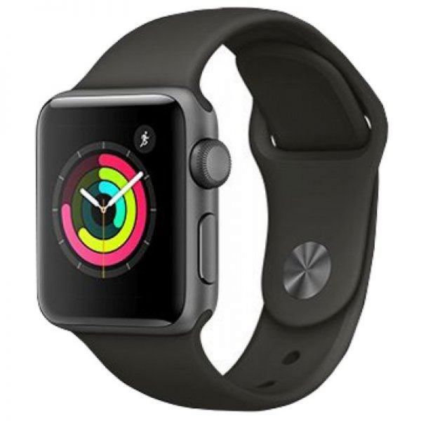Apple Watch Series 3 42mm GPS Space Gray Aluminum Case with Gray Sport Band