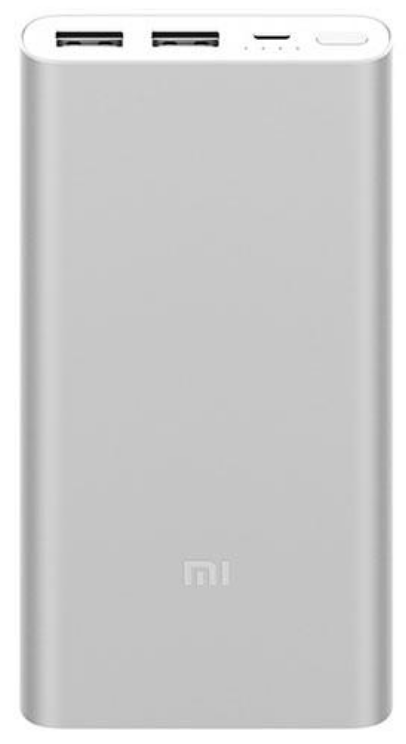 Внешний аккумулятор Xiaomi Mi Power Bank 2i 10000 mAh Silver
