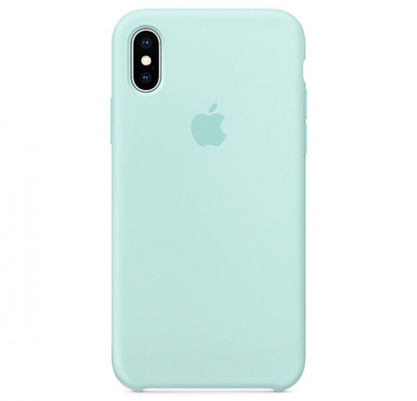 Silicone Case iPhone XS Max Aquamarine
