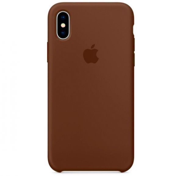 Silicone Case iPhone X/XS Brown