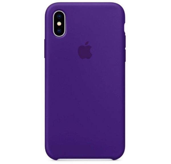 Silicone Case iPhone X/XS Dark Purple