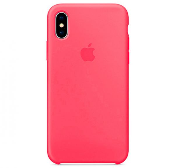 Silicone Case iPhone XS Max Hot Pink