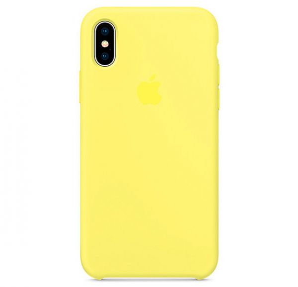 Silicone Case iPhone X/XS Lemon