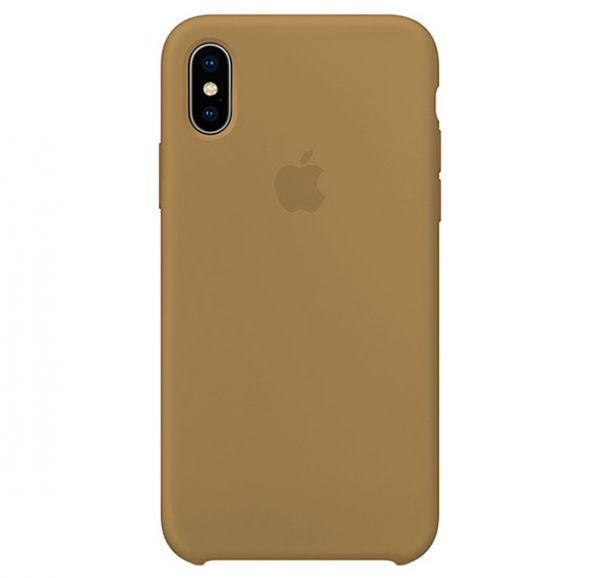 Silicone Case iPhone X/XS Light Brown