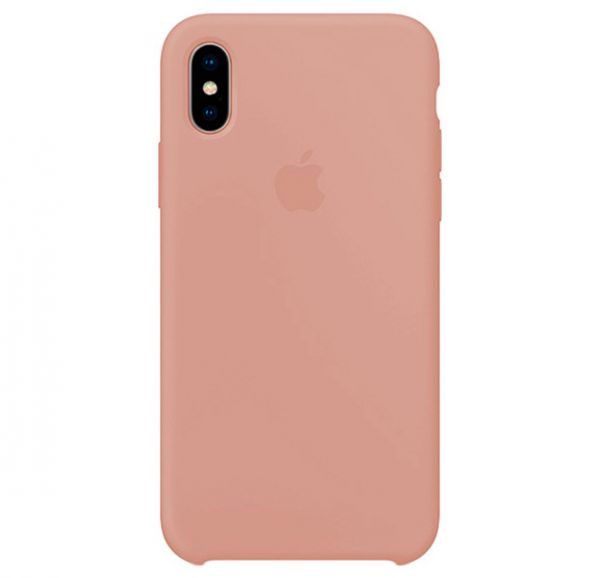 Silicone Case iPhone XS Max Light Pink