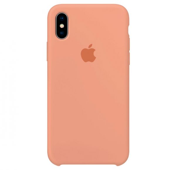 Silicone Case iPhone XS Max Peach