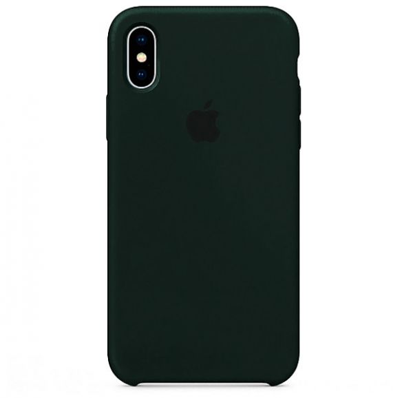 Silicone Case iPhone XS Max Smoky Pine