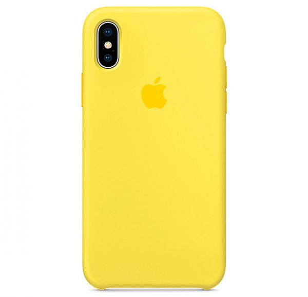 Silicone Case iPhone X/XS Yellow